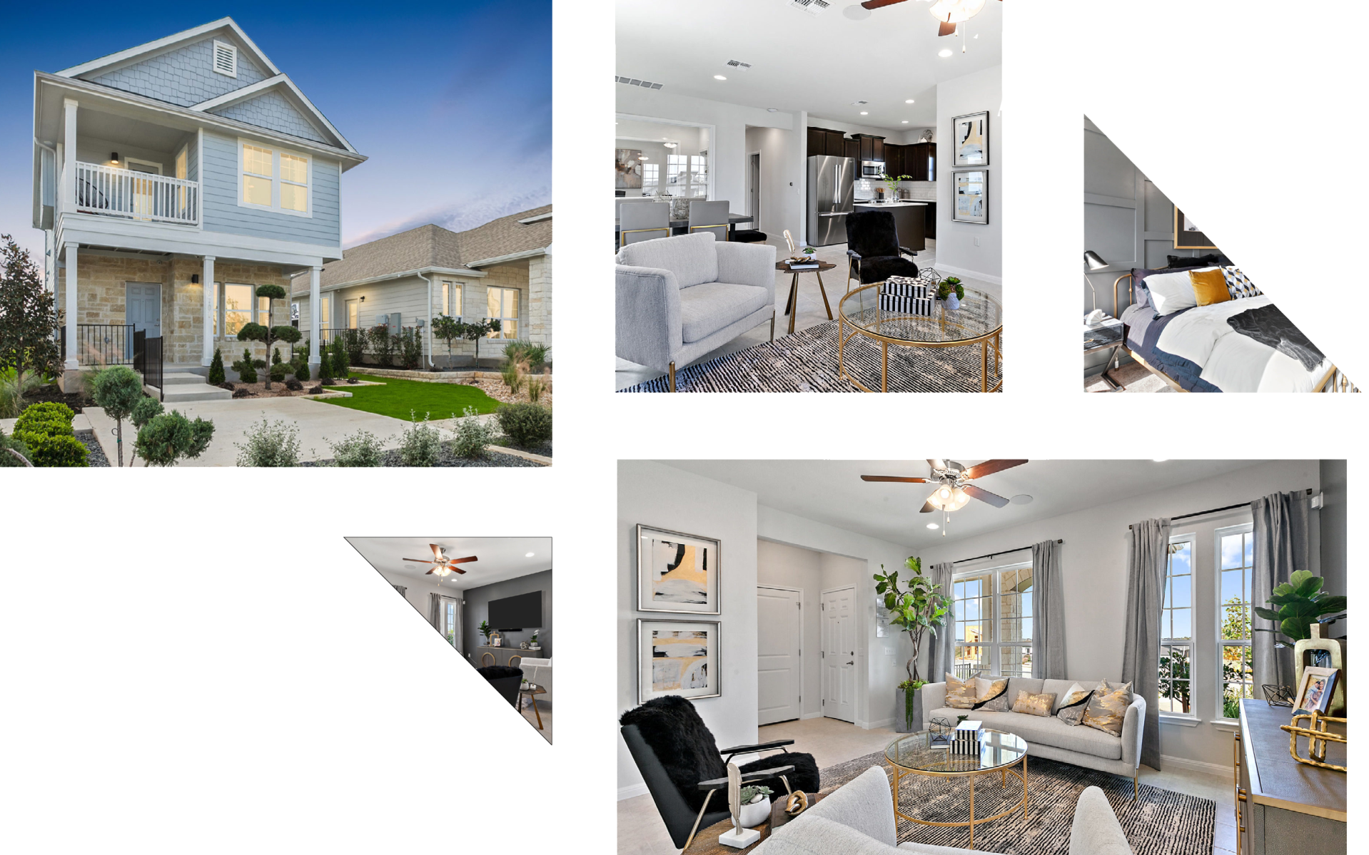 Picture Collage of Whisper Valley Showhome