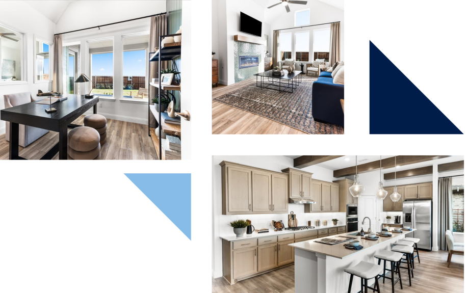 New homes for sale by Pacesetter Homes in Lavon, Texas.