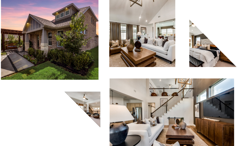 New homes, built by Pacesetter Homes Texas, for sale in Melissa, Texas.