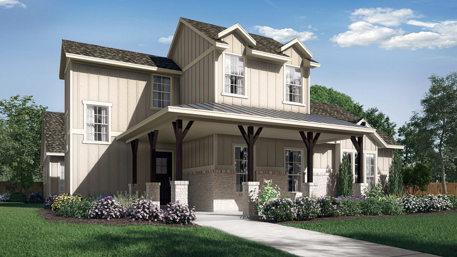 Pacesetter Homes The Piazza II Floor Plan Courtyard Quad Series