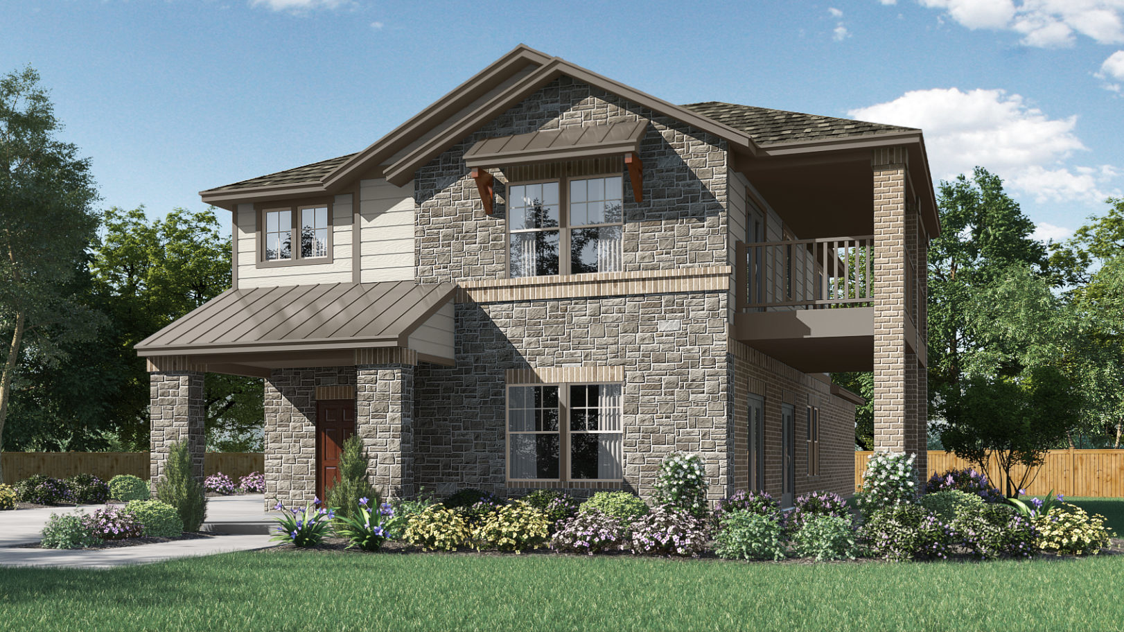 Pacesetter Homes The Plaza Floor Plan Courtyard Quad Series